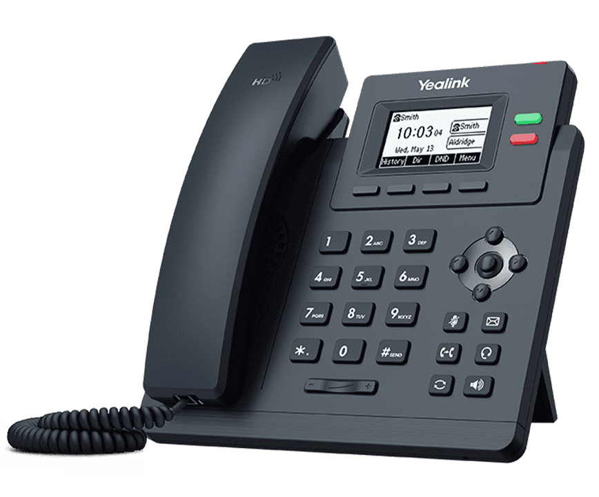 connect Yealink t31p to a router
